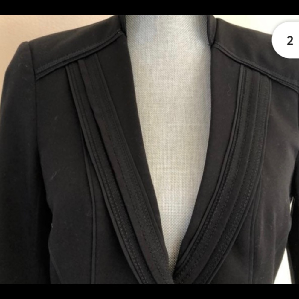 White house black market size 14 signature lined black blazer nice stitching